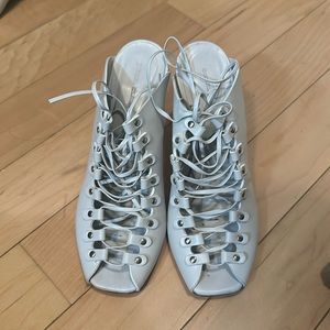 Diesel black gold label, size 36, made in Italy, 75mm heal